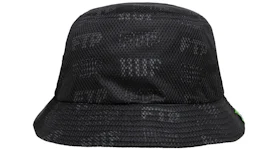HUF x FTP Bucket Hat Black