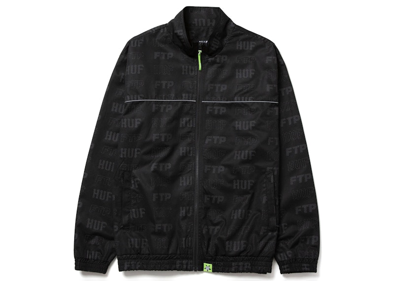 HUF x FTP Track Jacket Black