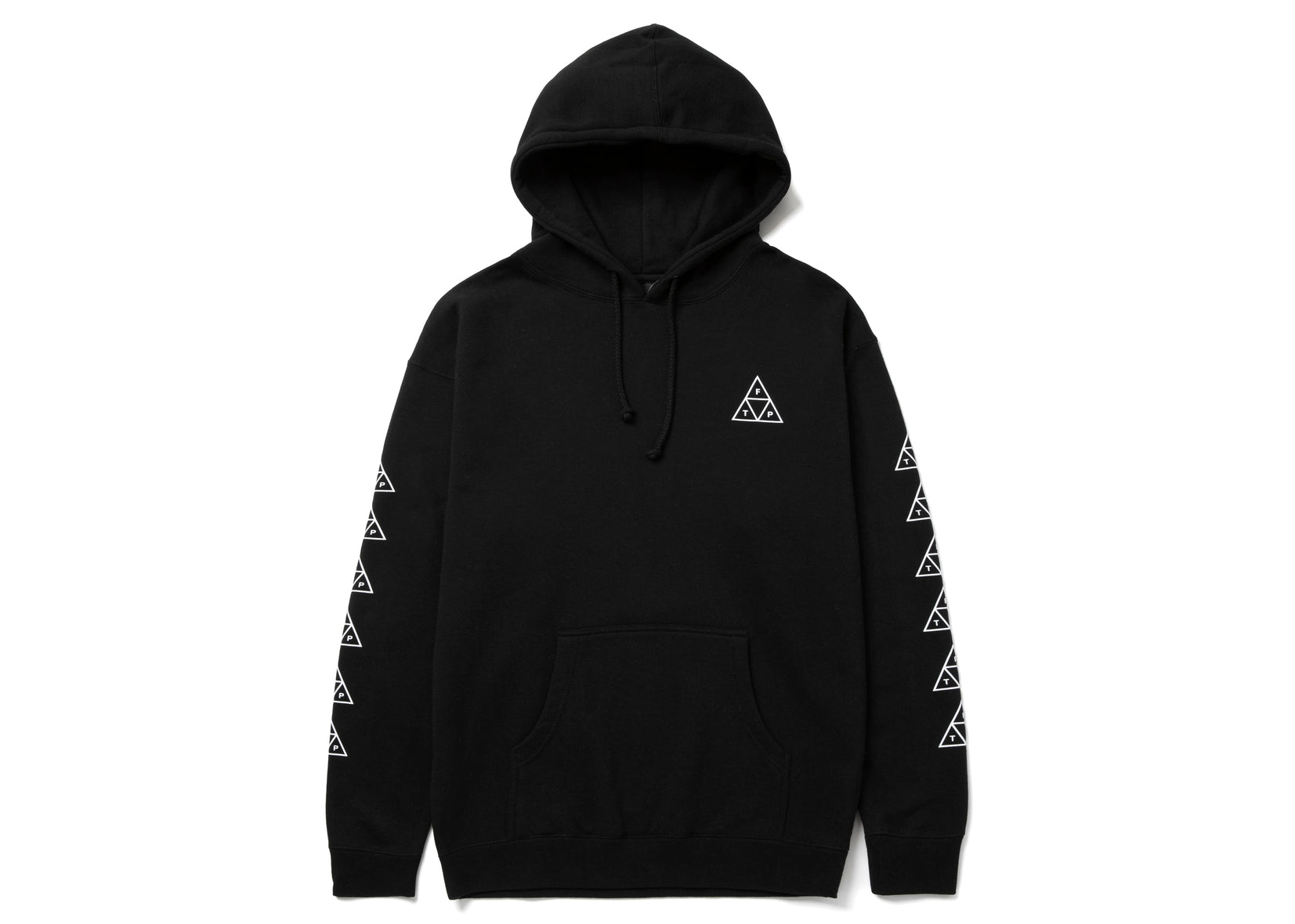 HUF x FTP Triple Triangle Pullover Hoodie Black Men's - SS22 - US