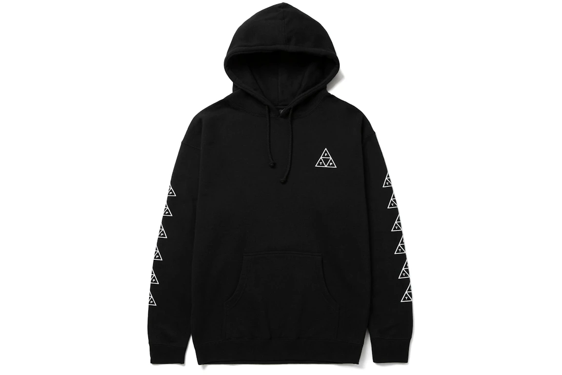 HUF x FTP Triple Triangle Pullover Hoodie Black