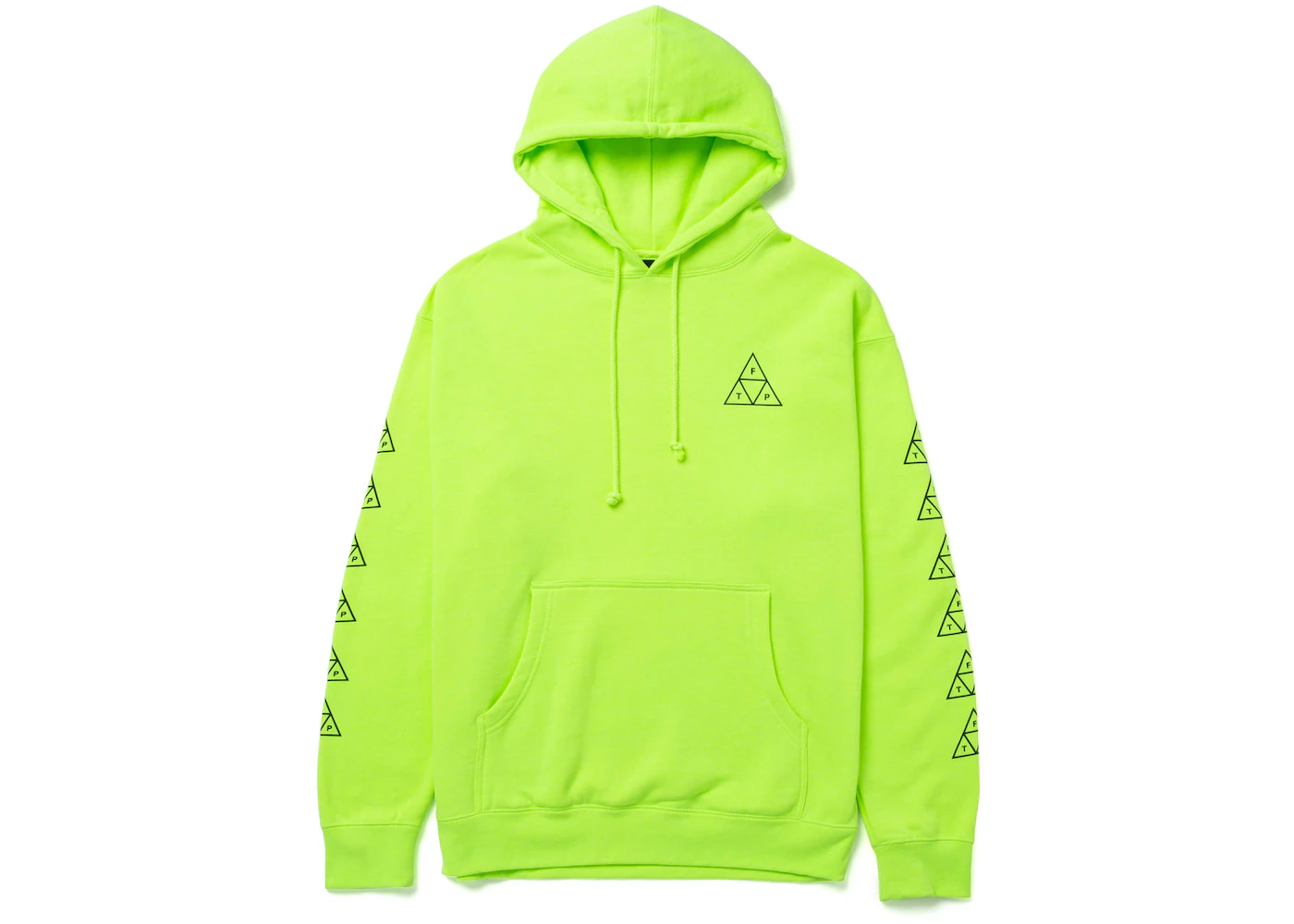 Dom Skænk blanding HUF x FTP Triple Triangle Pullover Hoodie Safety Yellow - SS22 Men's - US