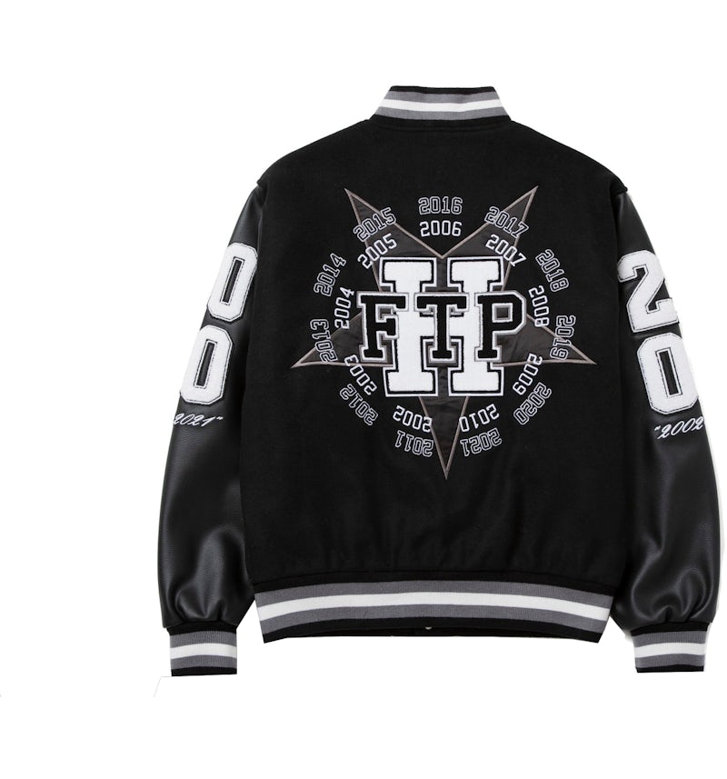 HUF x FTP Varsity Jacket Black Men's SS22 US1