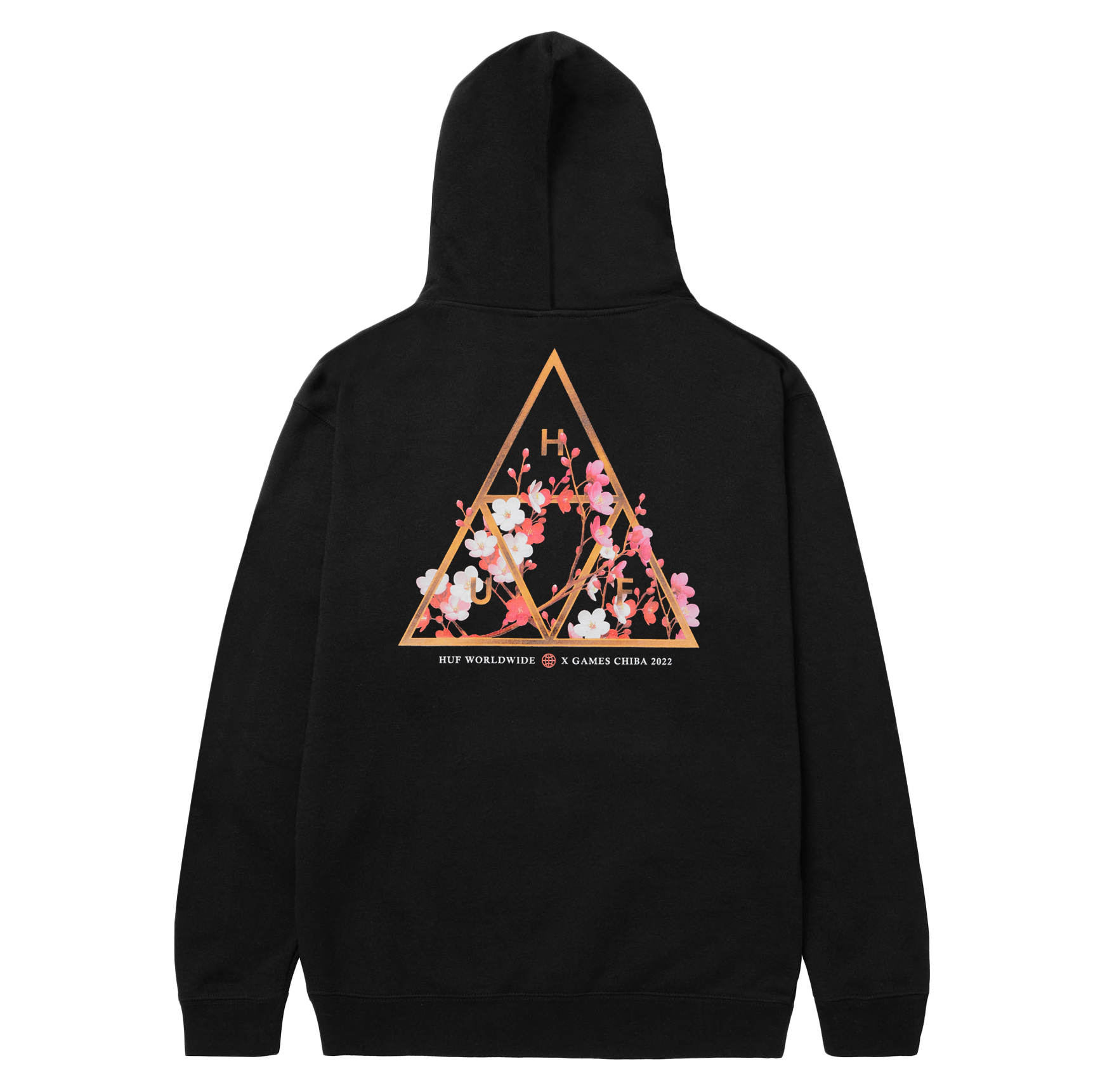 HUF x X Games Chiba 2022 Hoodie Black Men's - SS22 - US