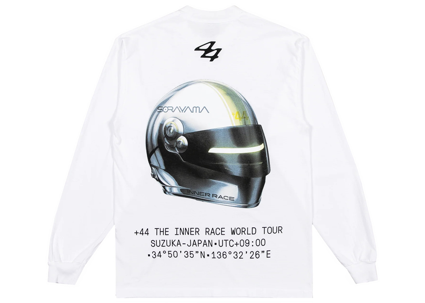 Hajime Sorayama +44 Helmet L/S Tee White - FW23 - US