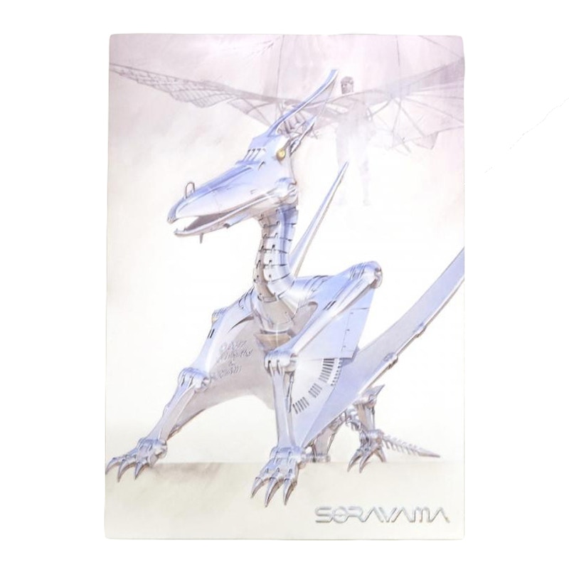 Hajime Sorayama x 2G Dinosaur 5 Poster Metilic Silver