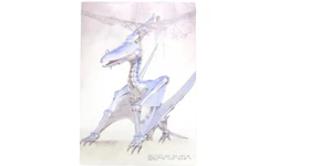 Hajime Sorayama x 2G Dinosaur 5 Poster Metilic Silver