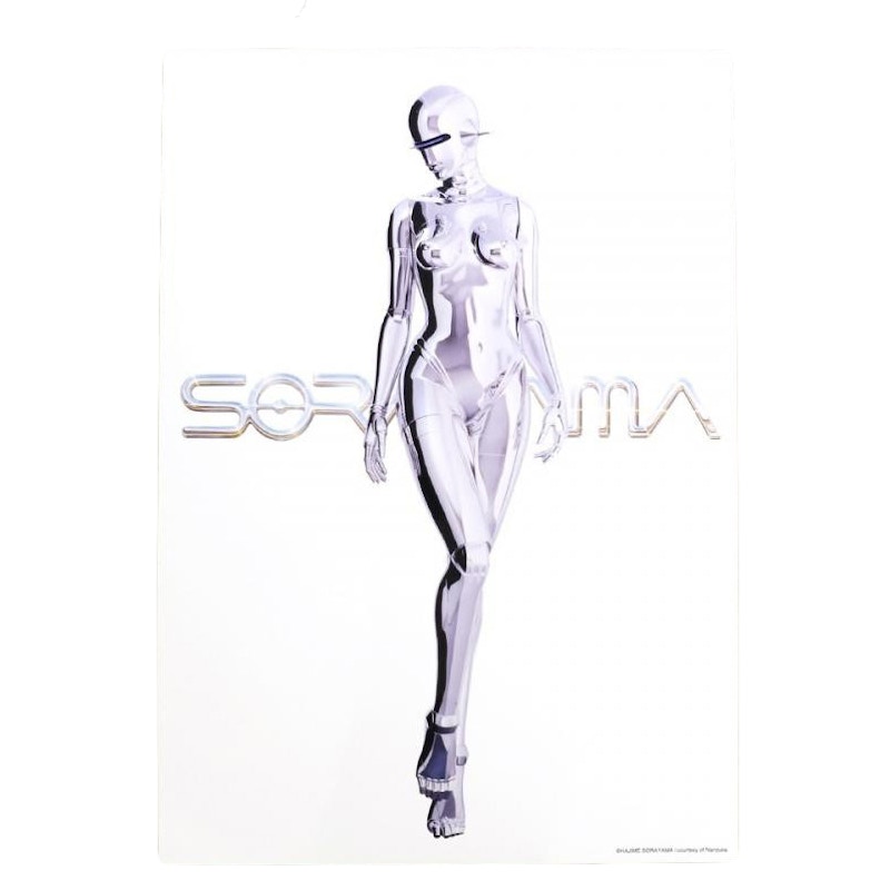 Hajime Sorayama x 2G Sexy Robot Poster Metilic Silver