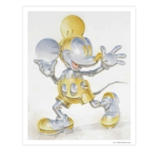 Hajime Sorayama x Disney Future Mickey Mouse Open Edition Small Poster  Metallic