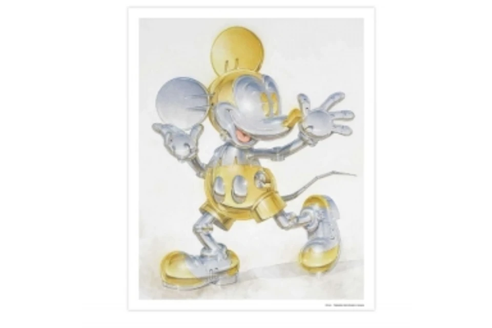 Hajime Sorayama x Disney Future Mickey Mouse Open Edition Small Poster Metallic