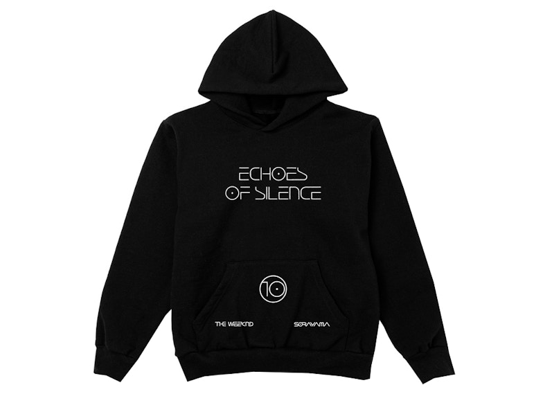 Pre-owned Hajime Sorayama Men's X The Weeknd Echoes Of Silence Xo Logo Pullover Hoodie In Black