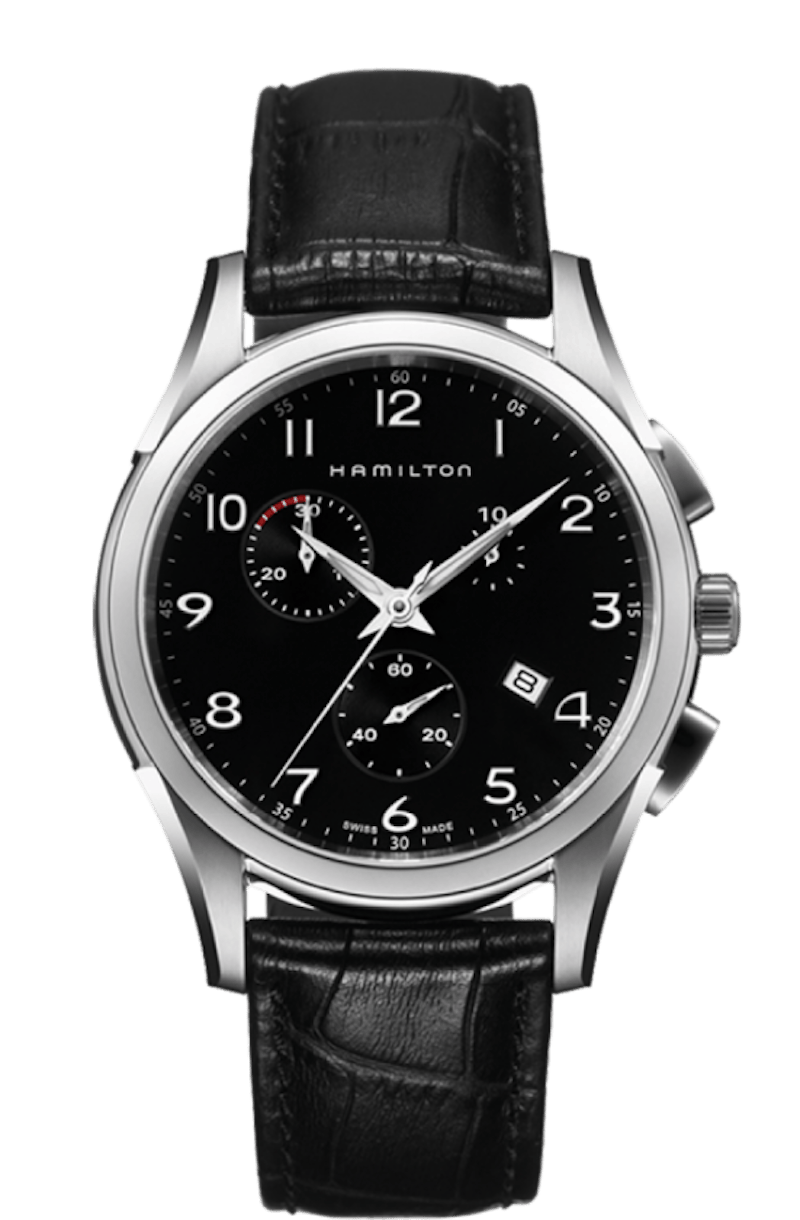 Hamilton Jazzmaster Thinline Chrono Quartz H38612733 43mm in 