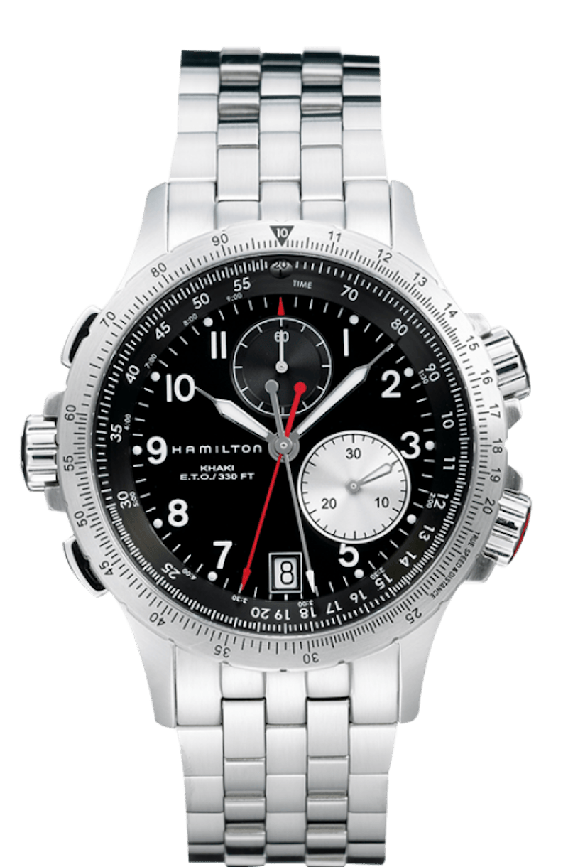 Hamilton Khaki Aviation ETO Chrono Quartz H77612133 42mm in 