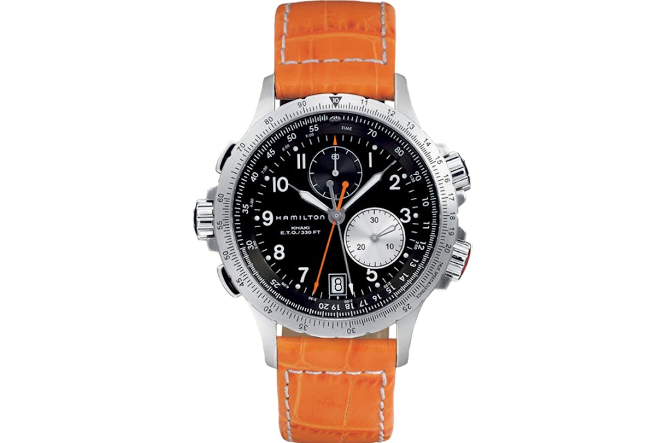 Hamilton Khaki Aviation ETO Chrono Quartz H77612933 42mm in