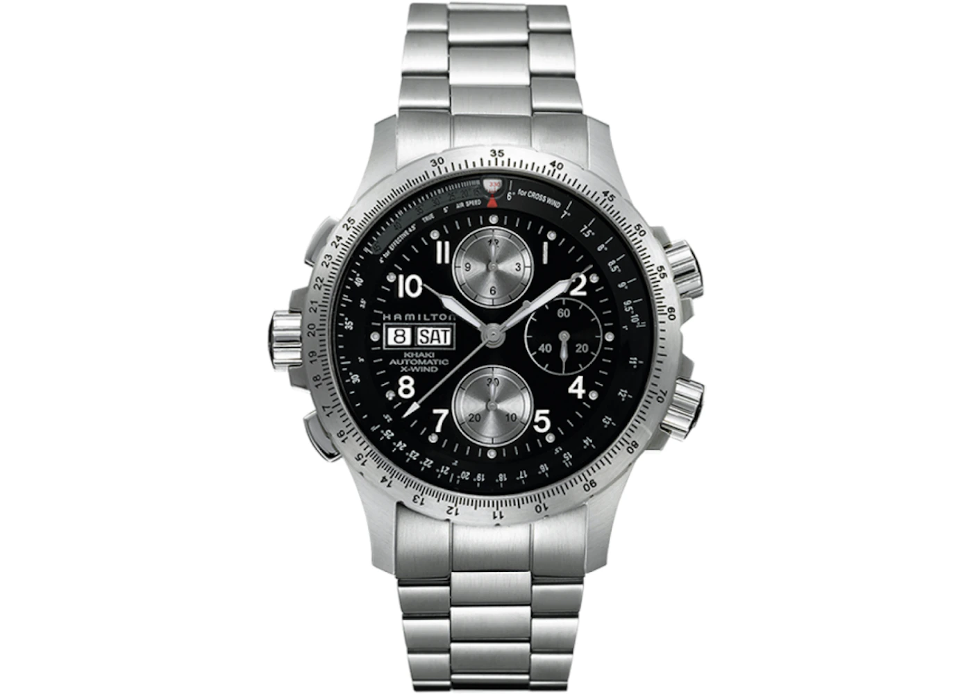 Hamilton Khaki Aviation X Wind Auto Chrono H77616133 44mm in
