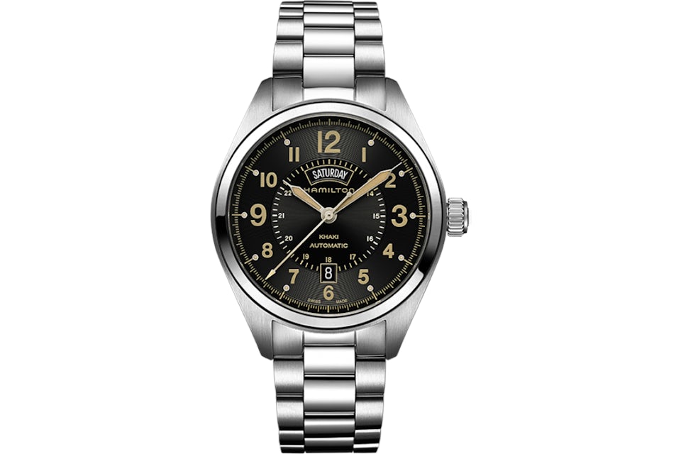 Hamilton Khaki Field Day Date Auto H70505933 42mm in Stainless