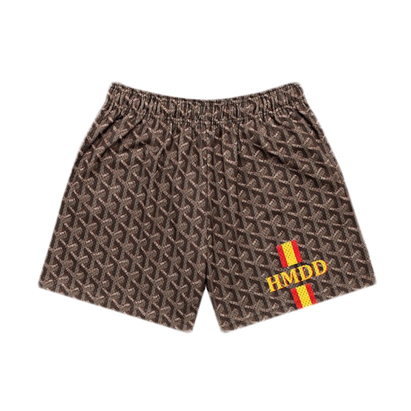 Happy Memories Don't Die Maison HMDD Basketball Shorts Brown Men's