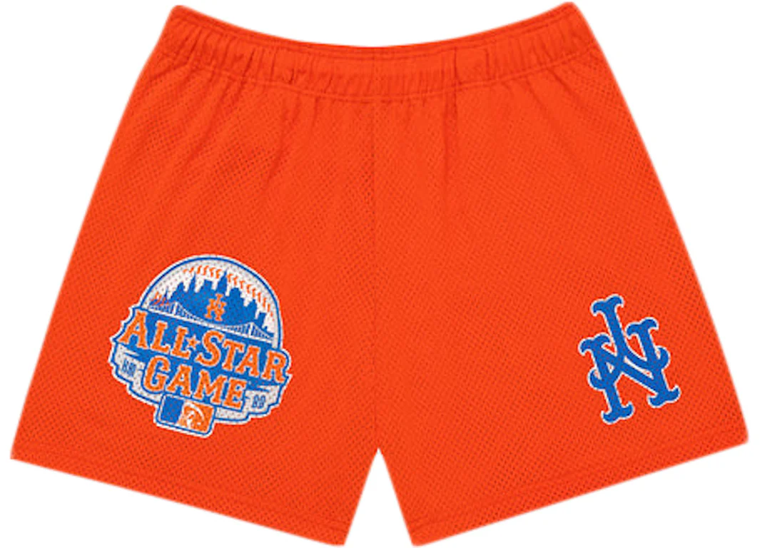 Happy Memories Don't Die Mets Basketball Shorts Orange - FR
