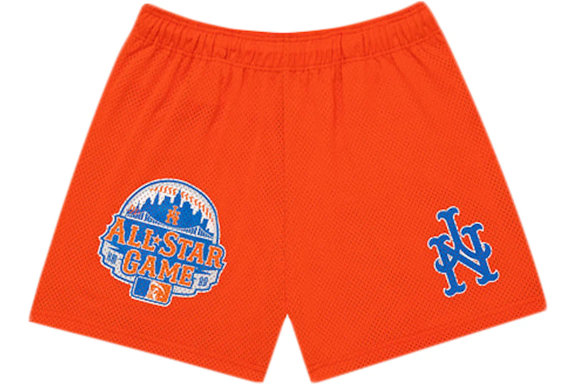 Happy Memories Don't Die Mets Basketball Shorts Orange - FR
