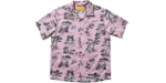 Harlem Toile x Union Hawaiihemd Rosa