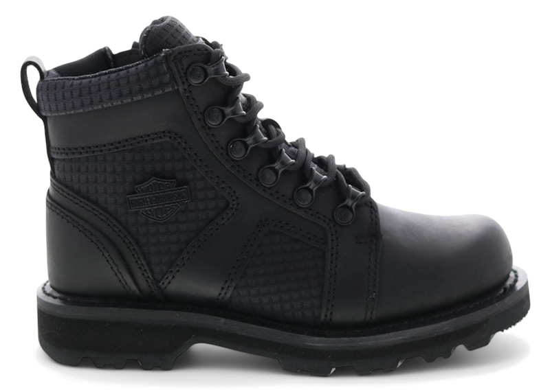 Pre-owned Harley-davidson Harleydavidson Hamlyn 5" Lace Boots (women's) Sneakers In Black