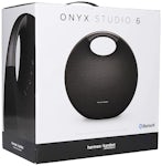 Harman Kardon Onyx Studio 6 Wireless Bluetooth Speaker - IPX7 Waterproof  Extra Bass Sound System with Rechargeable Battery and Built-in Microphone 