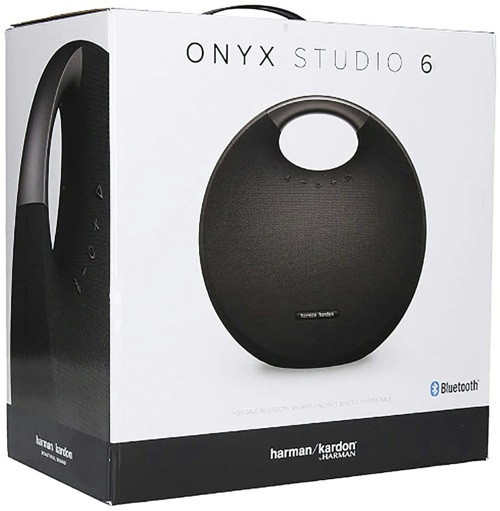 Harman Kardon Onyx Studio 6 Black Wireless HKOS6BLKAM Speaker Bluetooth IPX7 Waterproof - US