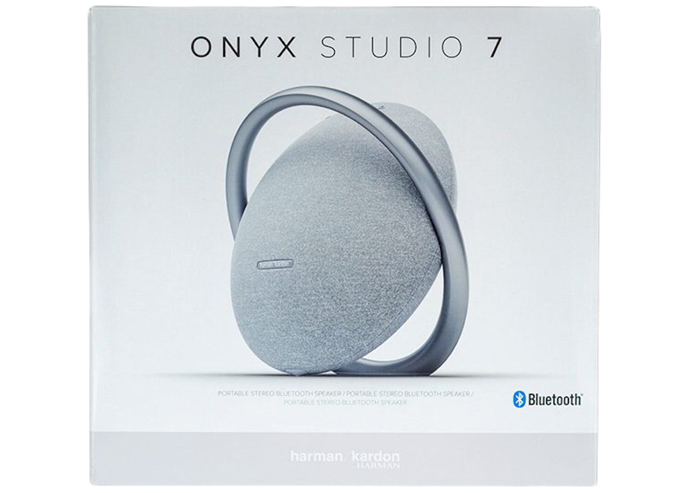 Harman Kardon Onyx Studio 7 Portable Stereo Bluetooth Speaker HKOS7GRYAM  Grey - US