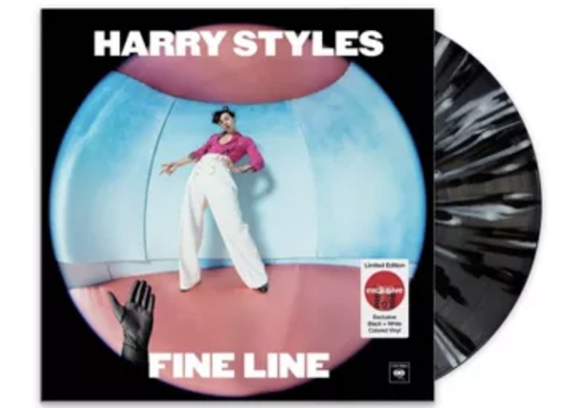 Harry Styles Fine Line Target Exclusive LP Vinyl Black Marble