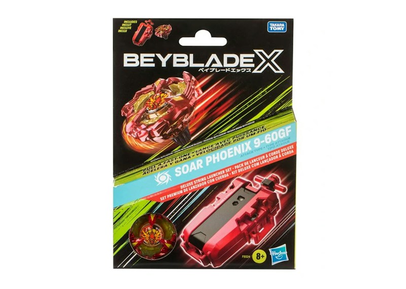 Hasbro Beyblade X Soar Phoenix 9-60GF Deluxe Saitenwerferset