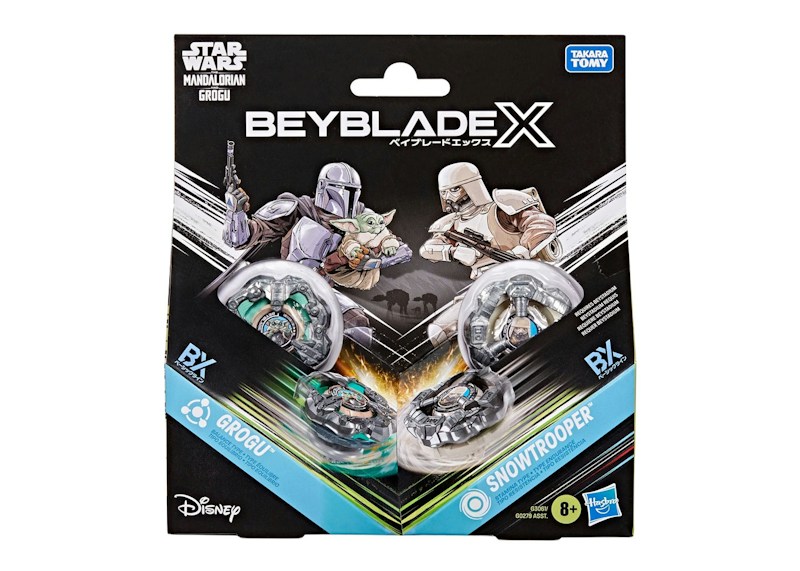 Hasbro Beyblade X Starwars Grogu and Snowtrooper Set