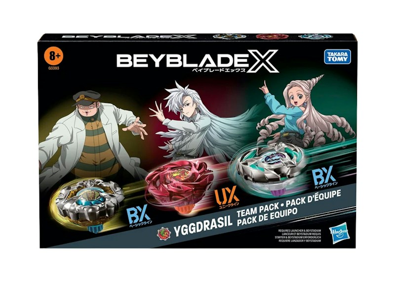 Hasbro Beyblade X Yggdrasil Team Pack Set