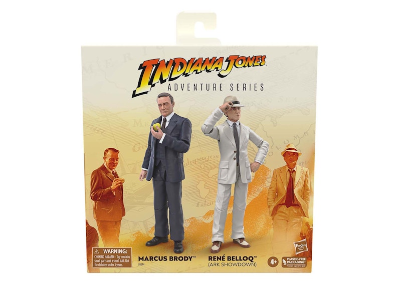 Hasbro Indiana Jones Adventure Series Marcus Brody Rene Belloq