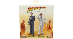 Hasbro Indiana Jones Adventure Series Marcus Brody & Rene Belloq Action Figure Set
