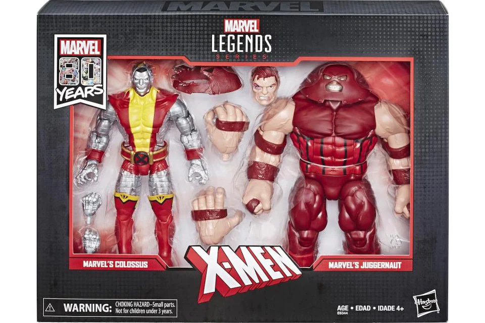 Hasbro Marvel Legends 80th Anniversary X-Men Colossus & Juggernaut 2-Pack Action Figure