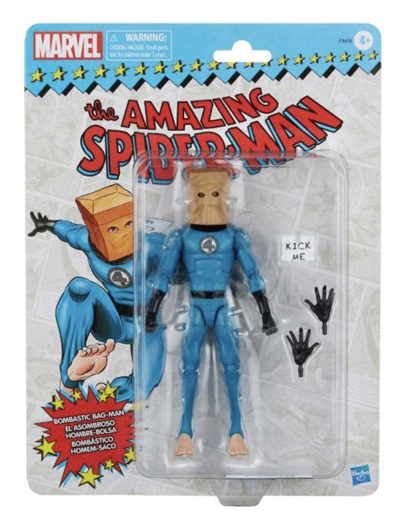 Marvel Legends Retro The Amazing Spider-Man Bombastic Bag Man