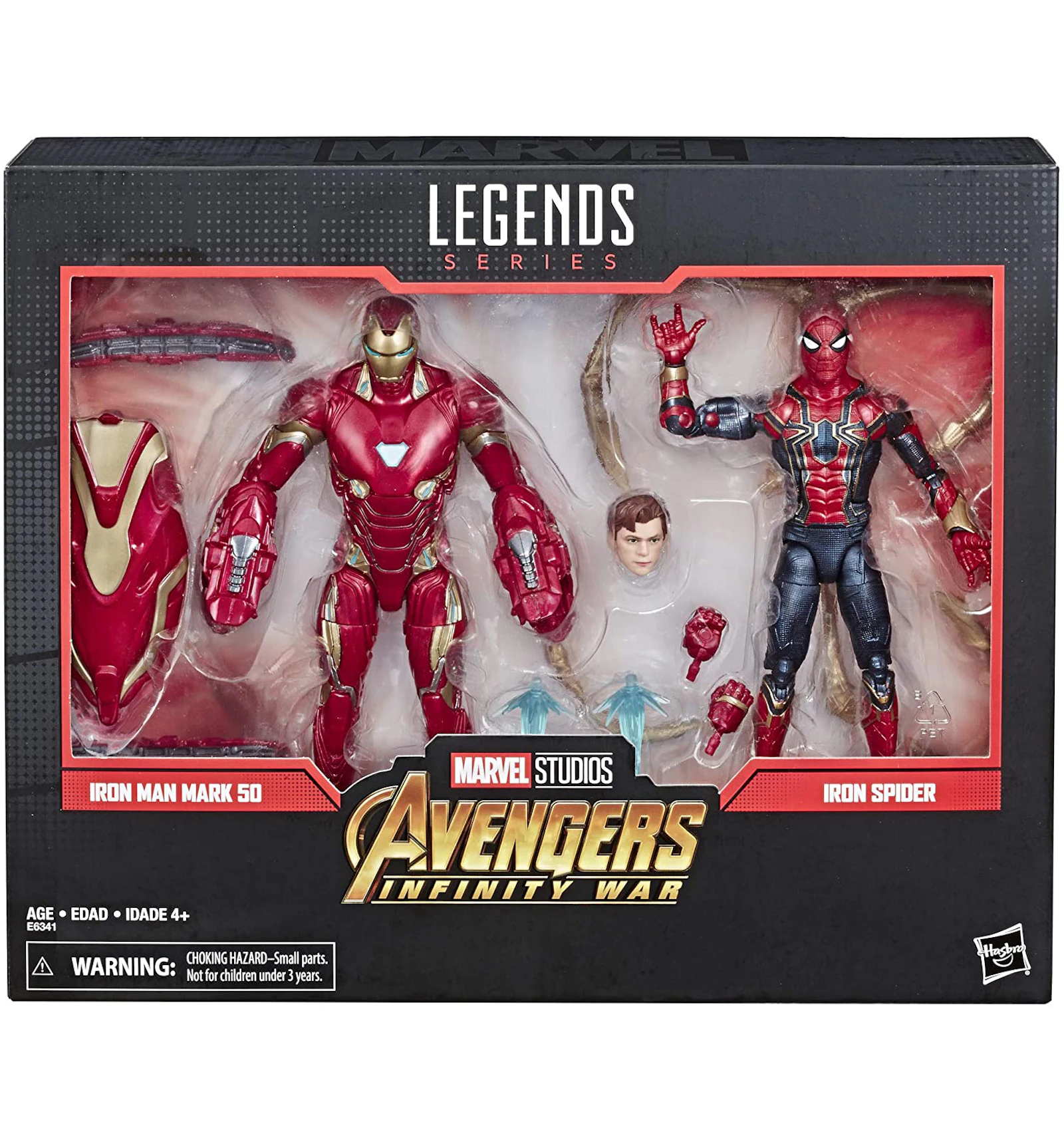 Hasbro Marvel Legends Avengers Infinity War Iron Man Mark 50 Iron Spider 2 Pack Action Figure Ss19 Us Hasbro Marvel Legends Avengers Infinity War Iron Man Mark 50 Iron Spider 2 Pack Action Figure Ss19 Us