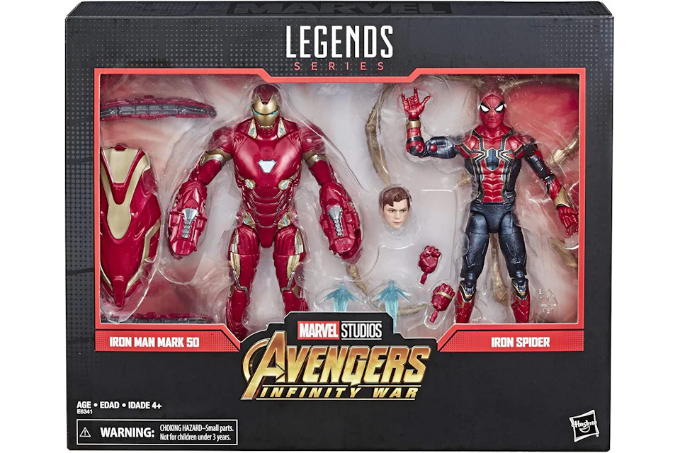 Hasbro Marvel Legends Avengers: Infinity War Iron Man Mark 50 & Iron Spider 2-Pack Action Figure