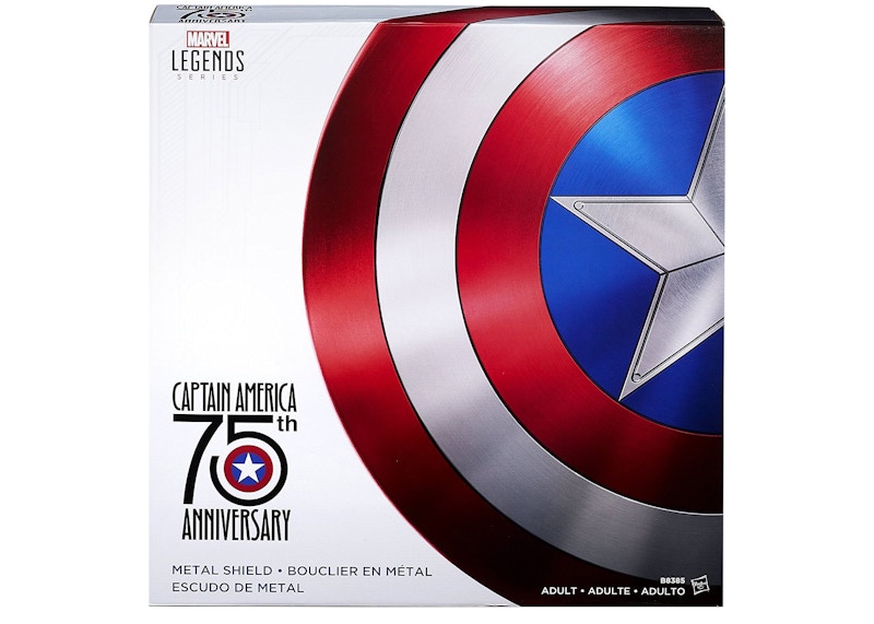 captain america shield metal hasbro