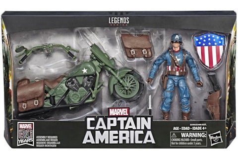 Hasbro Marvel Legends Captain America Motorcycle Action Figure