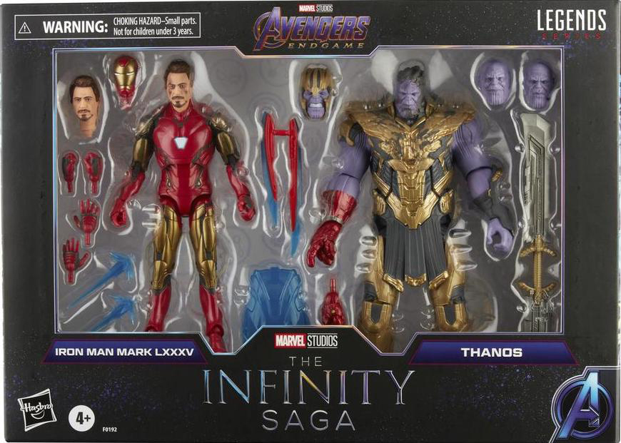 Hasbro Marvel Legends Iron Man MK85 & Thanos Final Battle The Infinity Saga  Action Figure