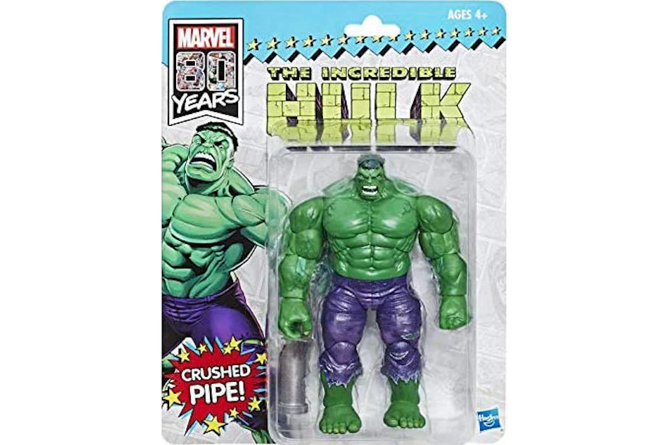 Hasbro Marvel Legends SDCC 2019 Exclusive 80th Anniversary The Incredible Hulk (Green) Action Figure