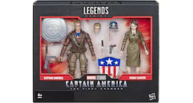 Hasbro Marvel Legends Series Captian America The First Avenger Amazon Exclusive Action Figure 2-Pack