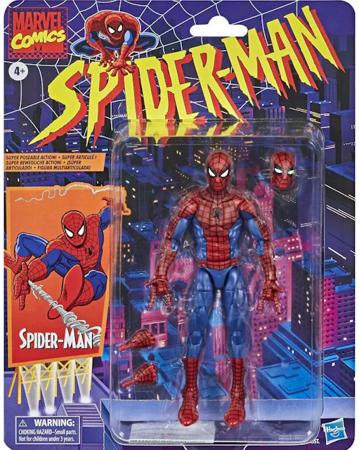 Hasbro Marvel Legends Spider Man Retro Collection Action Figure - SS20 - US