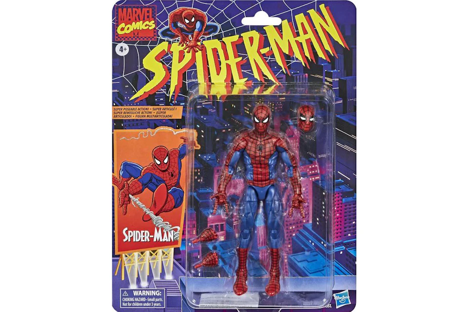 Hasbro Marvel Legends Spider Man Retro Collection Action Figure