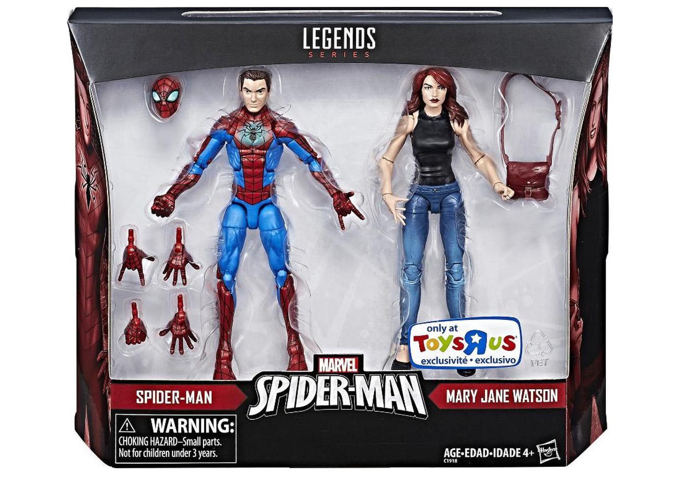 Hasbro Marvel Legends Spider Man and Mary Jane Watson Action 