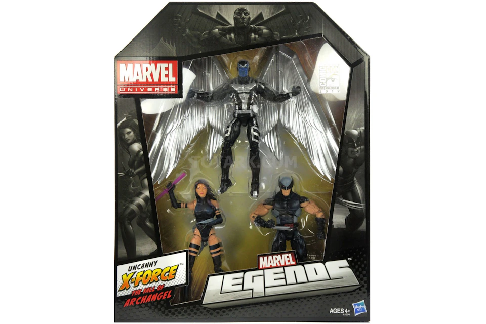 Hasbro Marvel Legends Uncanny X Force Wolverine Archangel Psylocke 3 Pack Action Figure Ss12 Hasbro Marvel Legends Uncanny X Force Wolverine Archangel Psylocke 3 Pack Action Figure Ss12