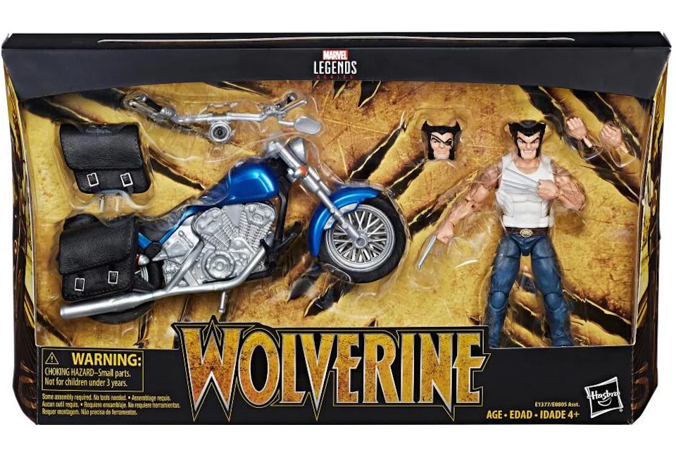 Hasbro Marvel Legends Wolverine & Motorcycle Action Figure