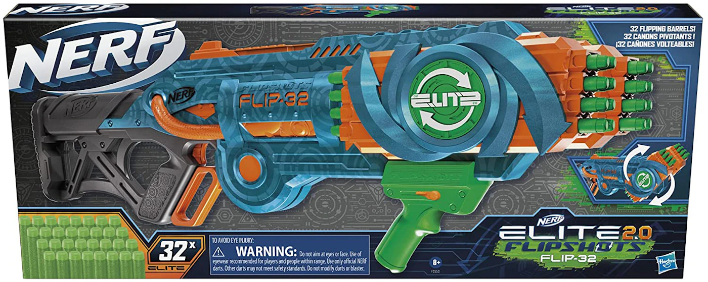 Pistolet Nerf Elite 2.0 Flip 32 - Jeu de tir