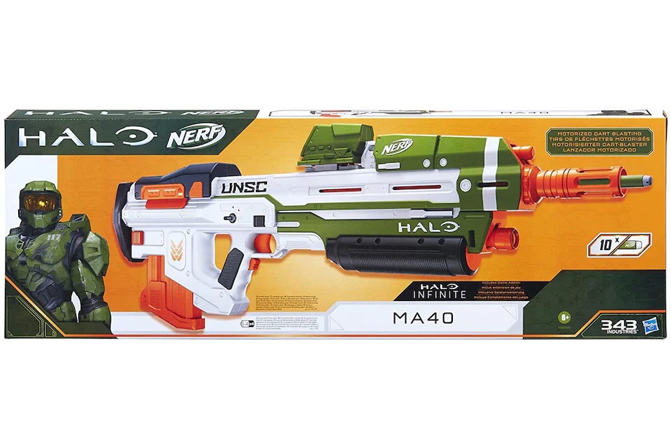 Hasbro NERF x Halo MA40 Motorized Dart Blaster
