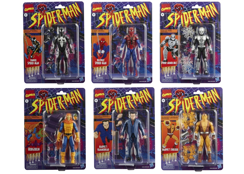 marvel legends spider man retro collection